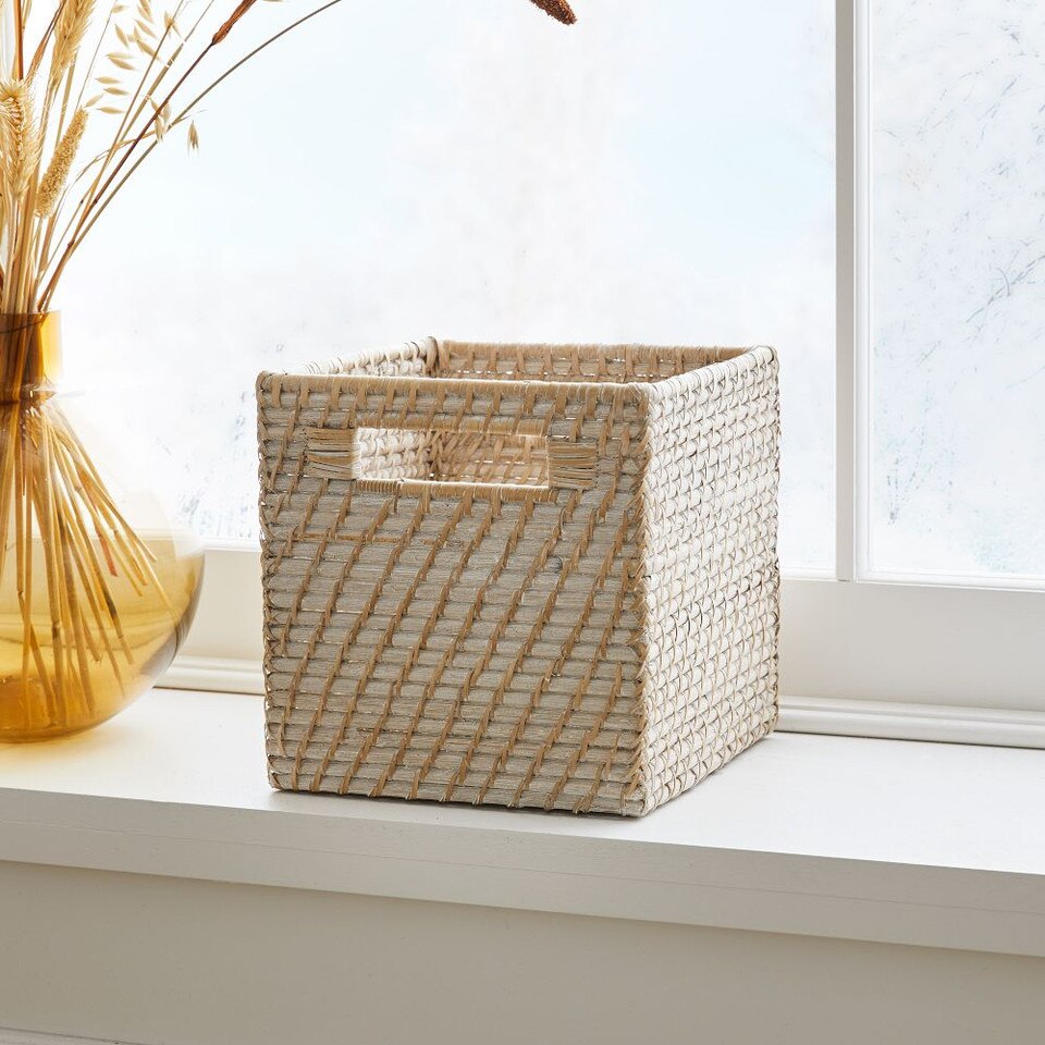 Modern Weave Storage Bin West Elm UK